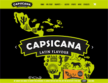Tablet Screenshot of capsicana.co.uk